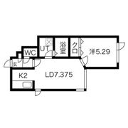 ガーネット白石の間取り画像