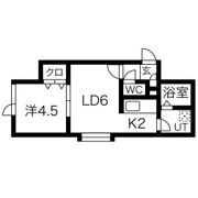 フリューブジョーヌIIIの間取り画像