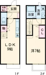 プラッサムコート佐古木の間取り画像