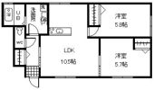 セジュール中原の間取り画像