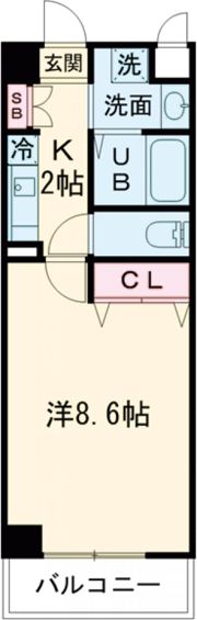 ロータス北花田の間取り画像