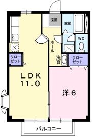 ハイツサンフラワーの間取り画像