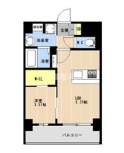 LIBTH松山Ⅱの間取り画像