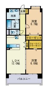 メゾンドールの間取り画像