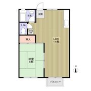 西山ハイツの間取り画像