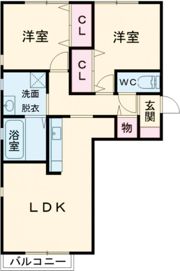 REIWA HEIGHTS（レイワハイツ）の間取り画像