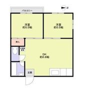 西山ハイツの間取り画像
