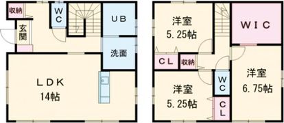 123タウン倉永の間取り画像