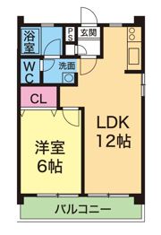 YKハイツ高丸の間取り画像