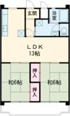 コーポ水田の間取り画像