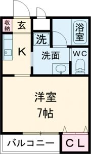 メゾン富士見の間取り画像