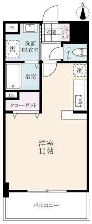ロイヤルビーズ駅南の間取り画像