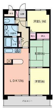 シェリール北原台の間取り画像