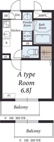 リブリ・Roomy'sの間取り画像