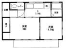 大谷町貸家の間取り画像