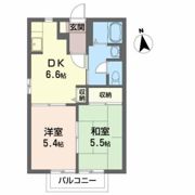 グランディス笹谷 Eの間取り画像