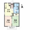 グランディス笹谷 Eの間取り画像