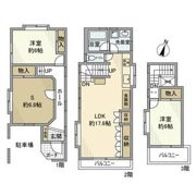 初台戸建の間取り画像