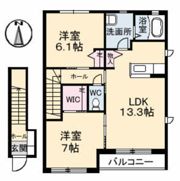 パステルひかわ B棟の間取り画像