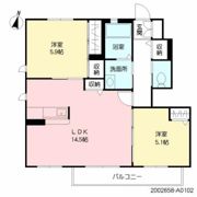 ソレアード高木瀬Ⅱの間取り画像