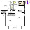 フォーレス中古賀 B棟の間取り画像