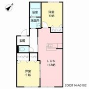 モンパルク上南部の間取り画像