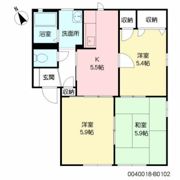 サンコート花山手 B棟の間取り画像