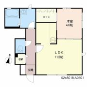 フォンティーヌ・花の間取り画像