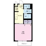 コーポ中恵土の間取り画像