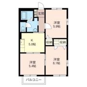サンヴィレッジDの間取り画像