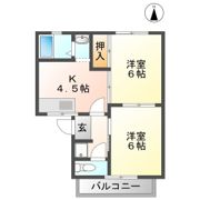 シャンボール今伊勢A棟の間取り画像