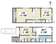 クレイドルガーデン綾瀬市小園 第15 1号棟の間取り画像