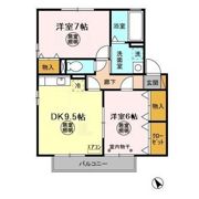 ロイヤルガーデン高萩 A・Bの間取り画像