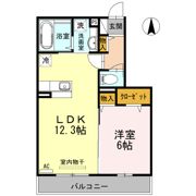 シーク・カシワの間取り画像