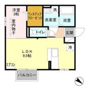 リッツ Aの間取り画像