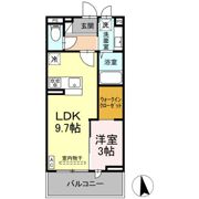 Glicina(ｸﾞﾘｼｰﾅ)の間取り画像