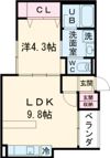 アオーラ上大川の間取り画像