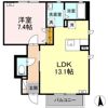 アプリコットハウス Bの間取り画像