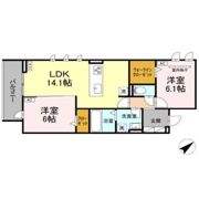 グレイスガーデン赤渋の間取り画像