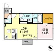 ヴィラ・ロワイヤル五番館 五番館の間取り画像
