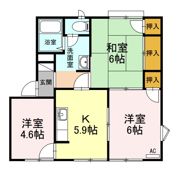 アーバンアヴェニュー Ⅱ棟の間取り画像