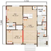 阿見町戸建ての間取り画像