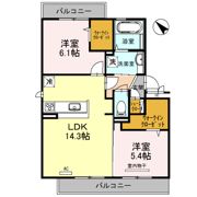 ルーチェ中百舌鳥 A棟の間取り画像