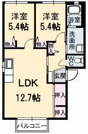 ディアスいちまる C棟の間取り画像