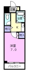 シティガーデン新通の間取り画像