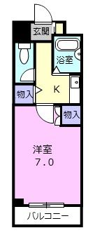 シティガーデン新通の間取り画像