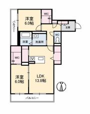 グラン パーチの間取り画像