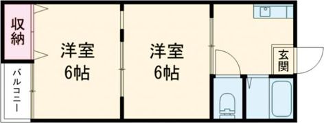 コーポウィーグル No．2の間取り画像
