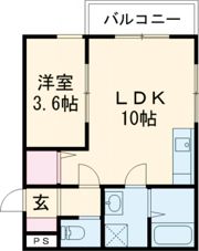 THE NOBLES 久留米西町の間取り画像