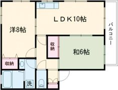 カーサ帯山B棟の間取り画像